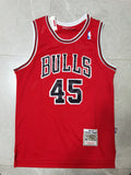 Men's Chicago Bulls Michael Jordan NBA Red Mitchell&Ness Swingman Jersey