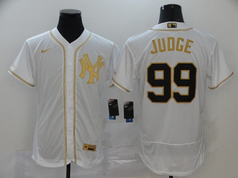 Men's New York Yankees Aaron Judge White Replica Game Jersey