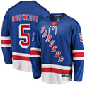 Men's New York Rangers Chad Ruhwedel Fanatics Blue Home Breakaway Player Jersey