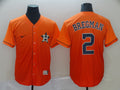Men's Houston Astros Alex Bregman Orange Authentic Game Jersey