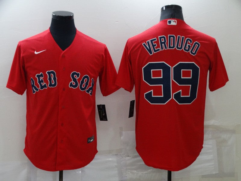 Men's Boston Red Sox Alex Verdugo Red Replica Baseball Jersey