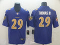 Men's Baltimore Ravens Earl Thomas III Purple Game Player Jersey