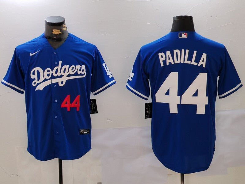 Men's Los Angeles Dodgers Vicente Padilla Royal Replica Player Jersey