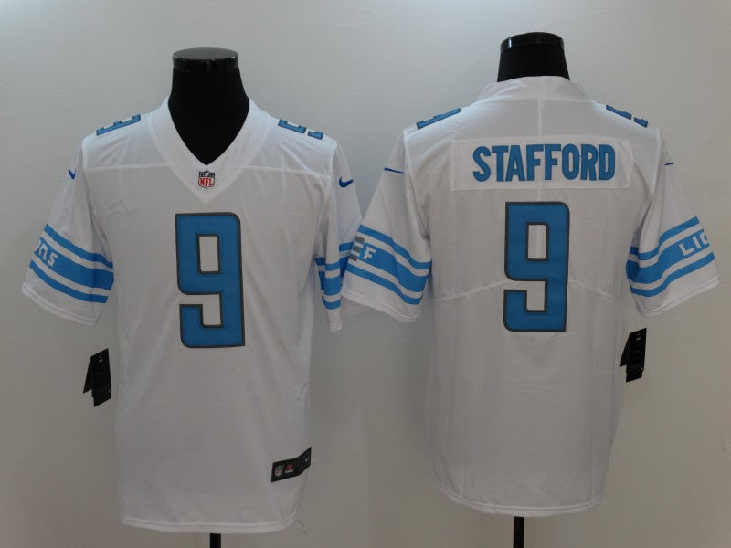 Men's Detroit Lions Matthew Stafford White Game Jersey