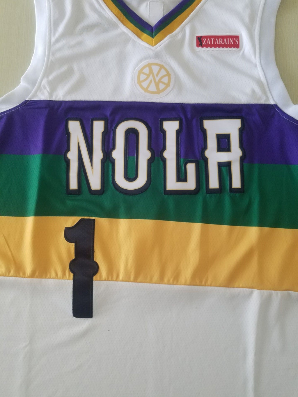 Men's New Orleans Pelicans Zion Williamson NBA White Swingman Player Jersey