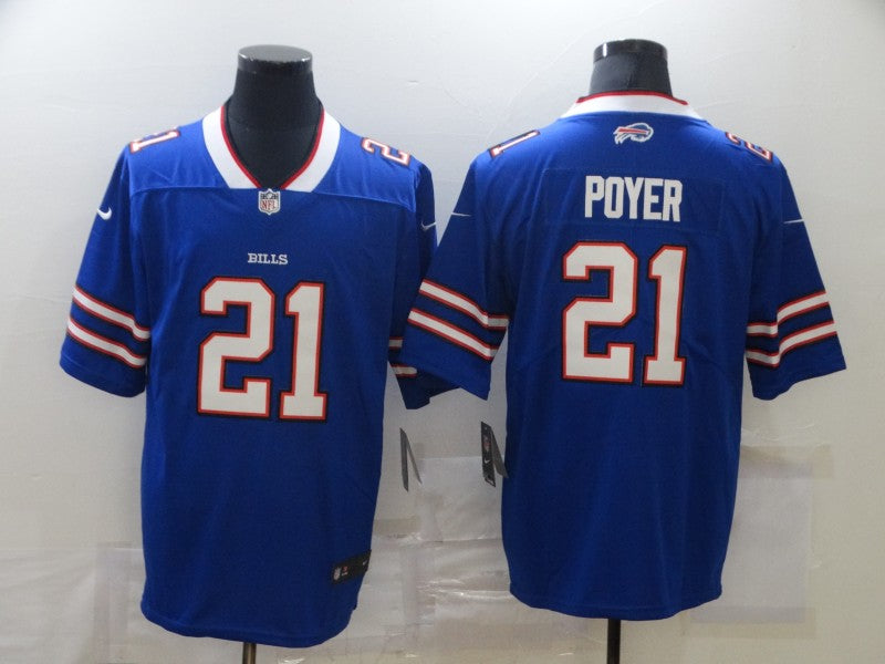Men's Buffalo Bills Jordan Poyer Blue Game Player Jersey