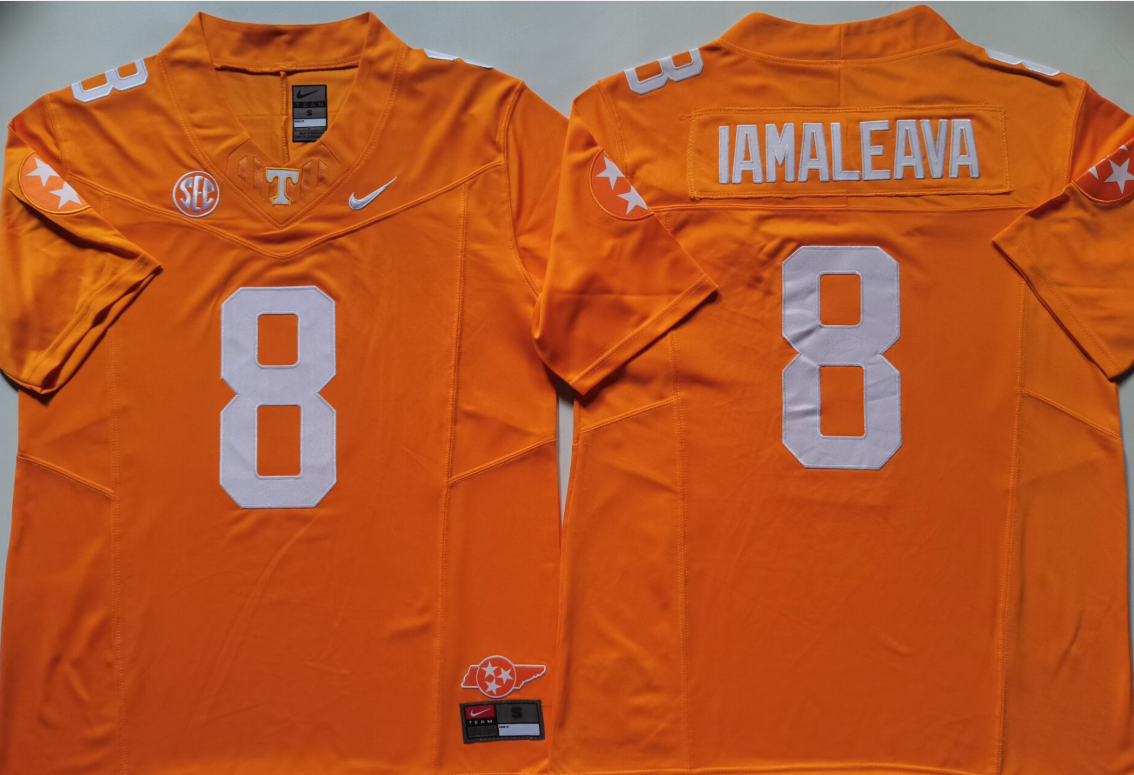 Men's Tennessee Volunteers Nico Iamaleava Orange Game Jersey
