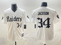 Men's Las Vegas Raiders Bo Jackson White Player Jersey