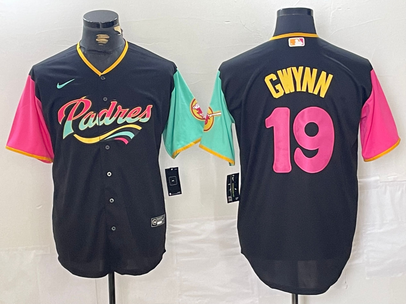 Men's San Diego Padres Tony Gwynn Black City Connect Limited Player Jersey