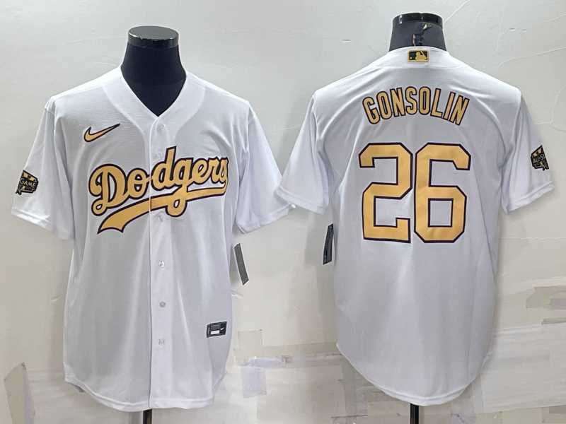Men's Los Angeles Dodgers Tony Gonsolin White Replica Baseball Jersey
