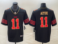 Men's San Francisco 49ers Brandon Aiyuk Black Player Jersey