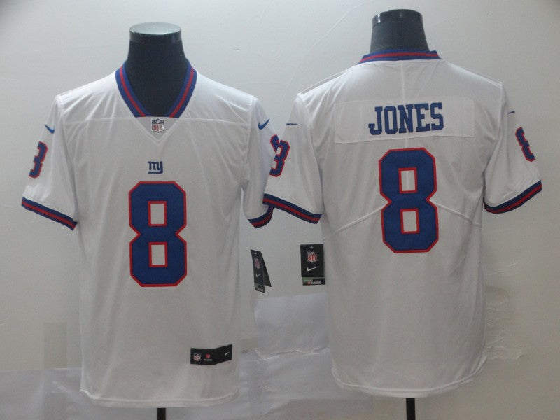Men's New York Giants Daniel Jones White Game Player Jersey