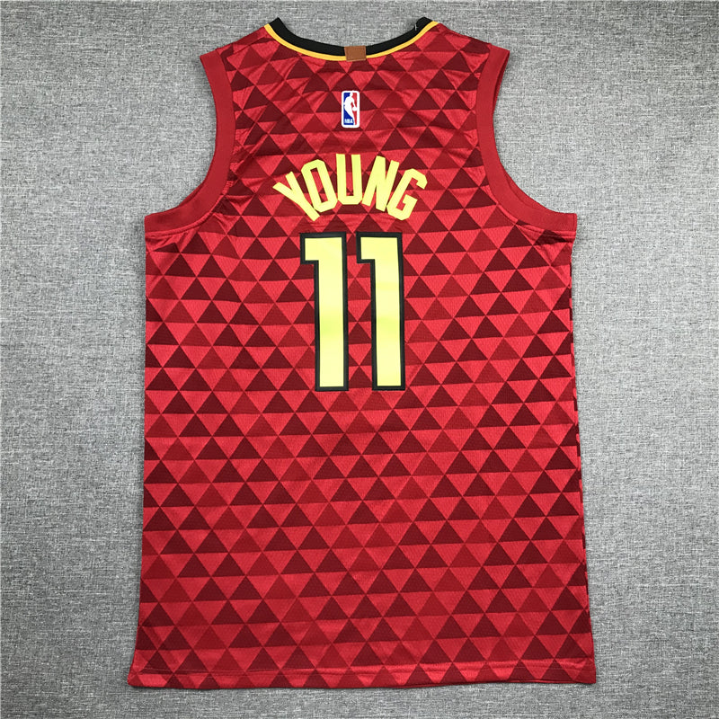 Men's Atlanta Hawks Trae Young NBA Red Swingman Jersey