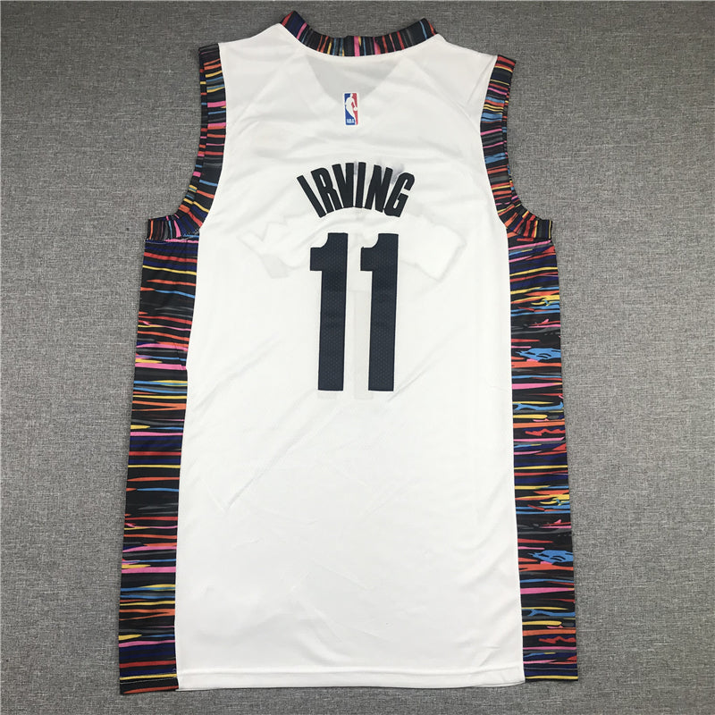 Men's Brooklyn Nets Kyrie Irving White Swingman Jersey - City Edition