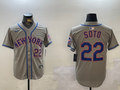 Men's New York Mets Juan Soto Gray Player Jersey