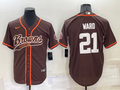 Men's Cleveland Browns Denzel Ward Brown Game Jersey Joint Edition