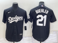 Men's Los Angeles Dodgers Walker Buehler Black Replica Baseball Jersey