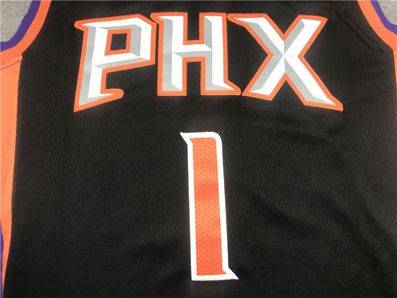 Men's Phoenix Suns Devin Booker NBA Black Replica Jersey - City Edition