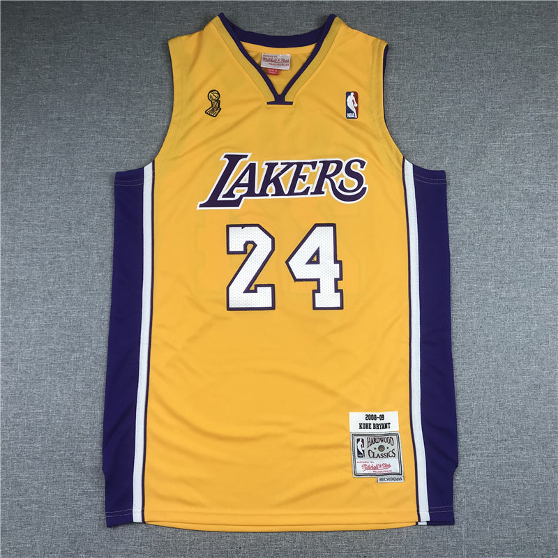 Men's Los Angeles Lakers Kobe Bryant 2008-09 Hardwood Classics Authentic Jersey