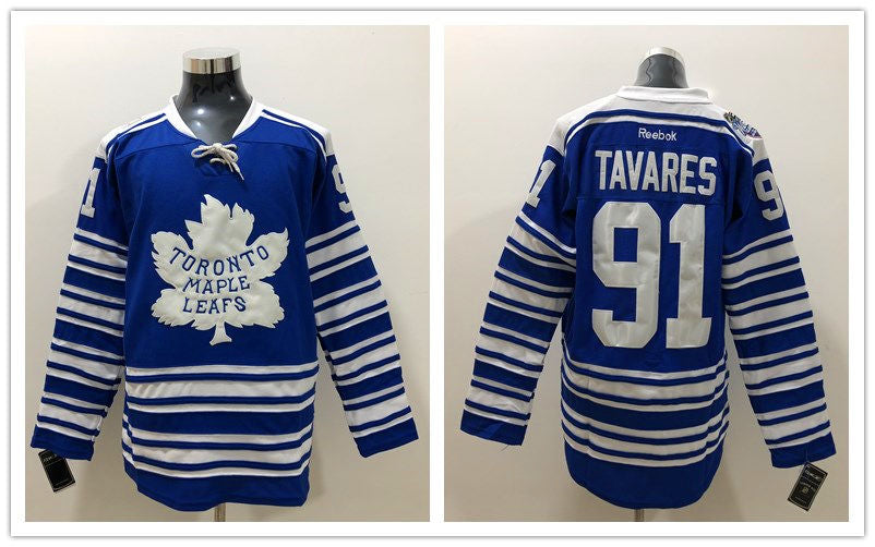Men's Toronto Maple Leafs John Tavares Blue Breakaway Jersey