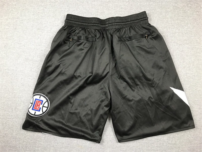 Men's LA Clippers Black Statement Edition Pocket Shorts