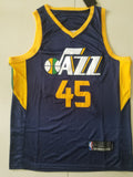 Men's Utah Jazz Donovan Mitchell Navy Replica Swingman Jersey