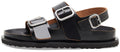 Birkenstock Jil Sander Milano Double Buckle 1020191 Black Sandals
