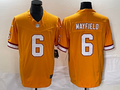 Men's Tampa Bay Buccaneers Baker Mayfield Orange Throwback Game Jersey