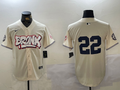Men's New York Yankees Juan Soto Cream 2024 World Series Champions City Connect Limited Player Jersey