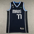 Men's Dallas Mavericks Luka Doncic Navy 2022/23 Statement Edition Swingman Jersey
