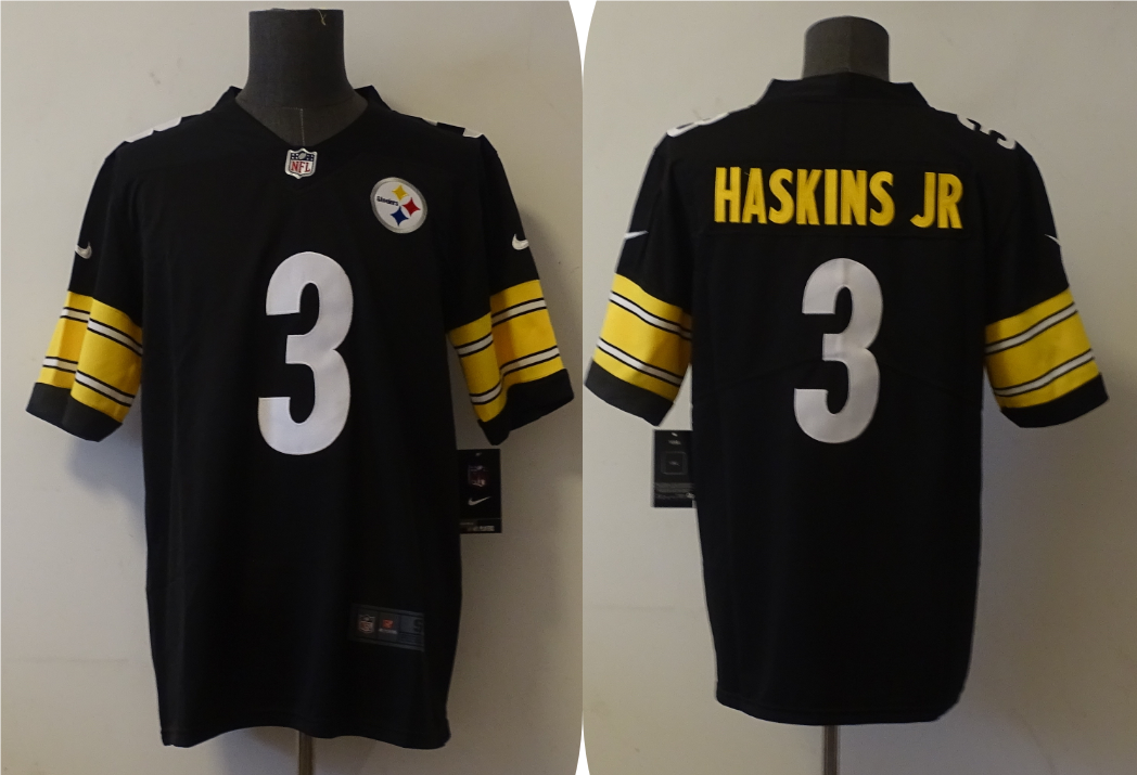 Men's Pittsburgh Steelers Dwayne Haskins Jr. Black Game Jersey