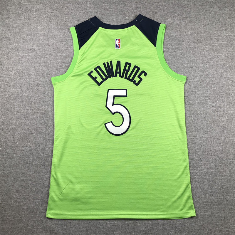 Men's Minnesota Timberwolves Anthony Edwards Green Swingman Jersey