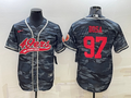 Men's San Francisco 49ers Nick Bosa Grey Camouflage Player Jersey Joint Edition
