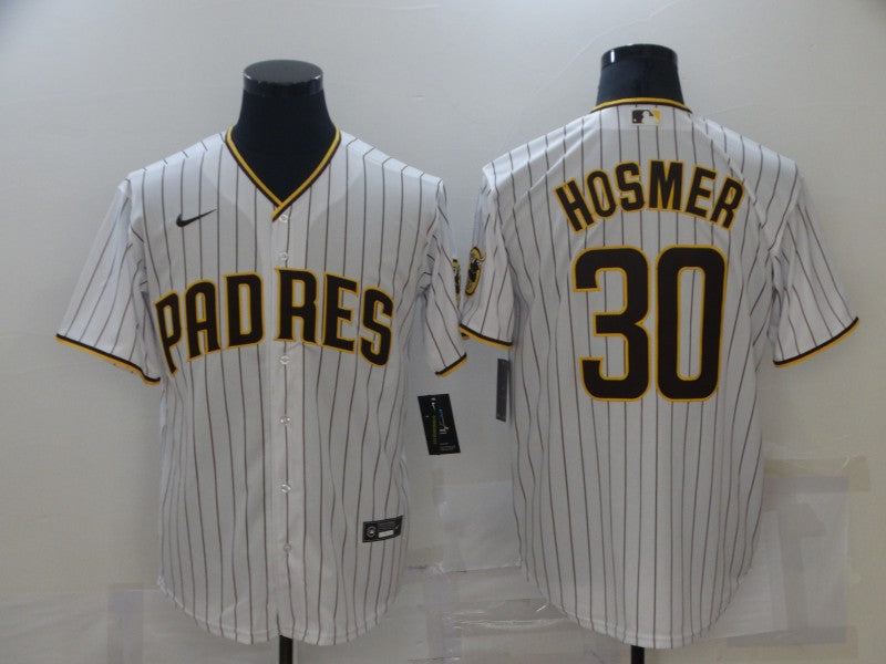 Men's San Diego Padres Eric Hosmer White Stitched Jersey