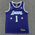 Men's Los Angeles Lakers D'Angelo Russell Purple Swingman Jersey