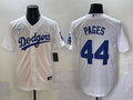 Men's Los Angeles Dodgers Andy Pages White Limited Player Jersey