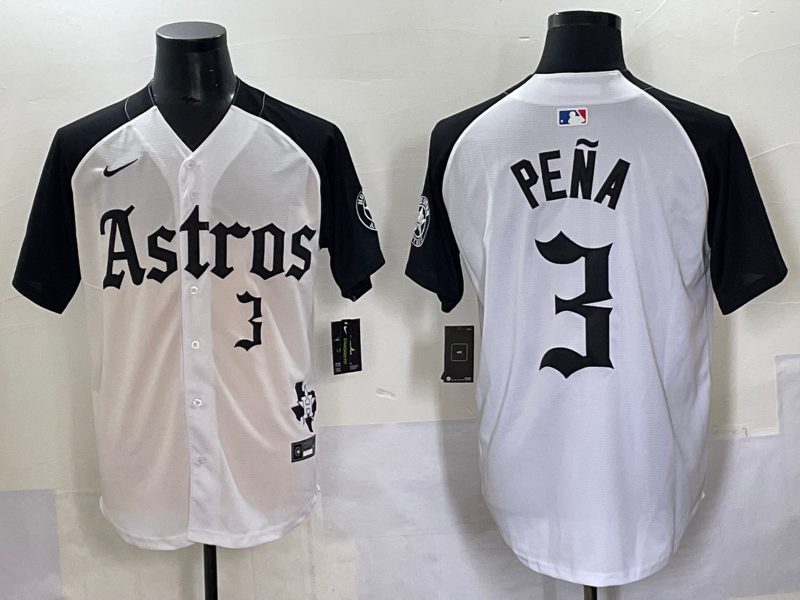 Men's Houston Astros Jeremy Pena White Game Player Jersey