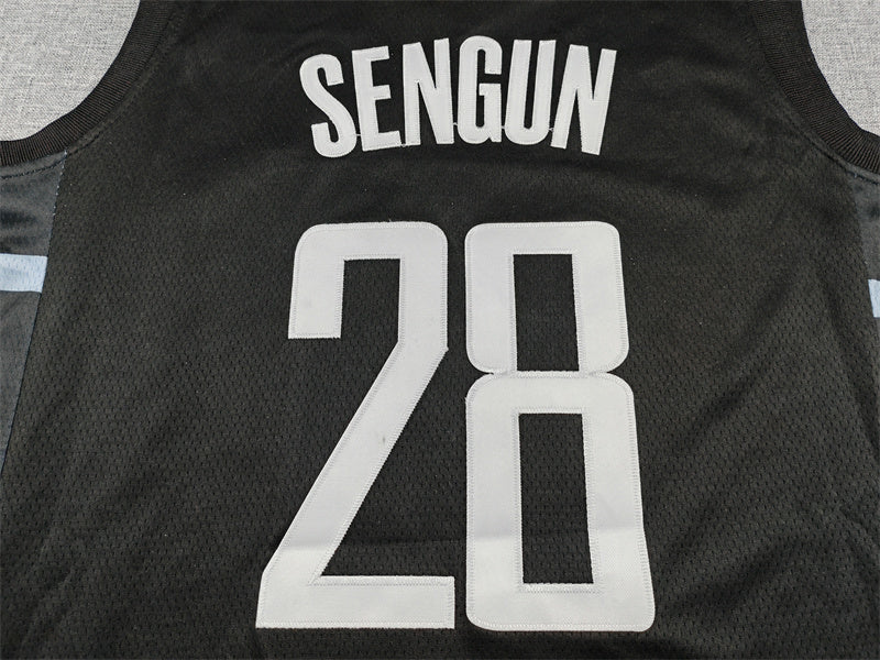 Men's Houston Rockets Alperen Sengun Black Swingman Jersey - Statement Edition