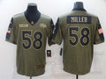 Men's Denver Broncos Von Miller Brown Game Player Jersey