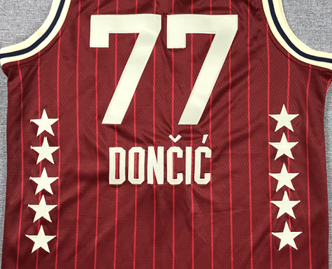 Men's Dallas Mavericks Luka Doncic Red 2024 NBA All-Star Game Swingman Jersey