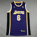 Men's Los Angeles Lakers LeBron James Purple 2022/23 Swingman Player Jersey