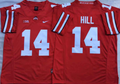 Men's Ohio State Buckeyes K.J. Hill Scarlet Player Game Jersey