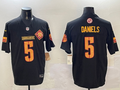 Men's Washington Commanders Jayden Daniels Carbon Black Fashion Jersey