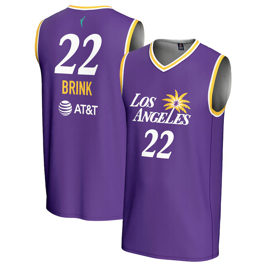Men's Los Angeles Sparks Cameron Brink Purple Player Jersey