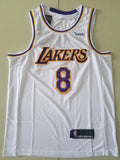 Men's Los Angeles Lakers Kobe Bryant White Swingman Player Jersey