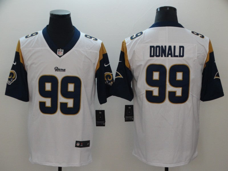 Men's Los Angeles Rams Aaron Donald White Game Jersey