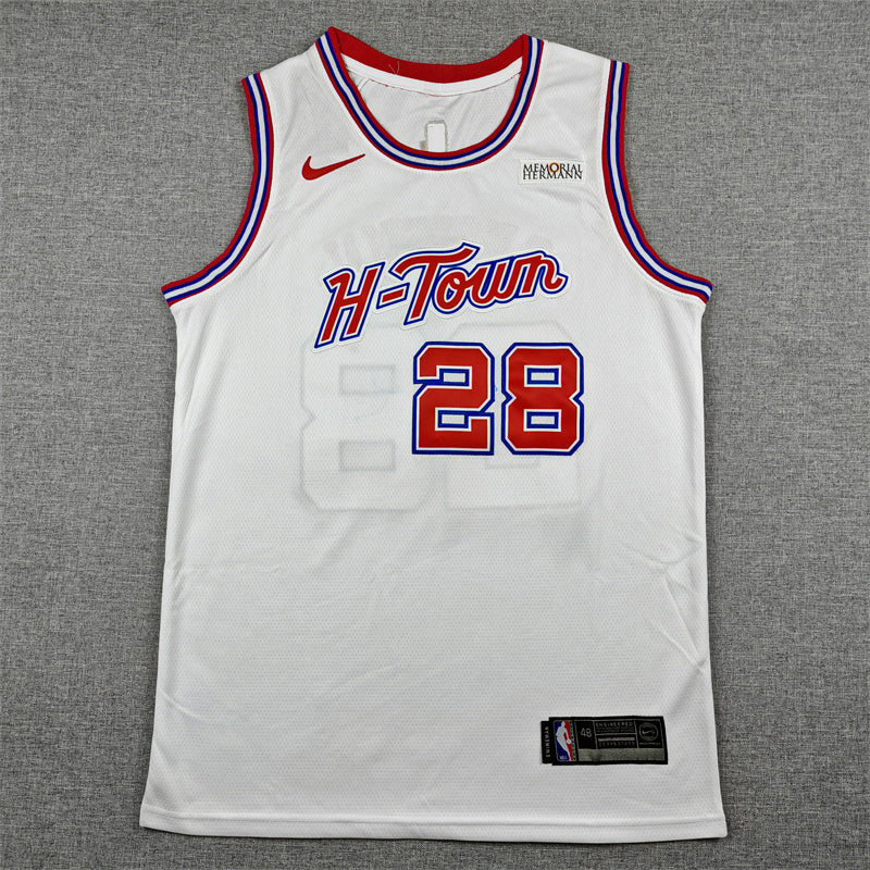 Men's Houston Rockets Alperen Sengun White 2025/26 Swingman Jersey - City Edition