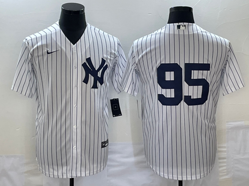 Men's New York Yankees Oswaldo Cabrera White Replica Player Name Jersey