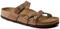 Birkenstock Franca Oiled Leather 1015931 Tobacco Brown Narrow Fit Sandals