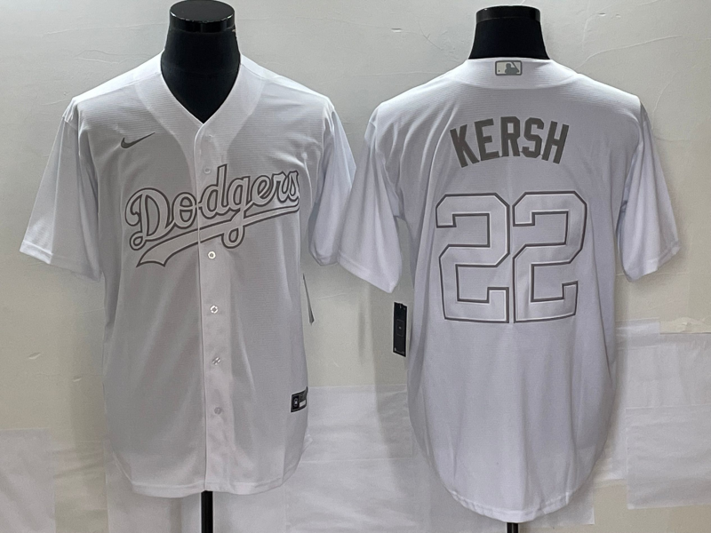 Men's Los Angeles Dodgers Clayton Kershaw White Replica Player Jersey